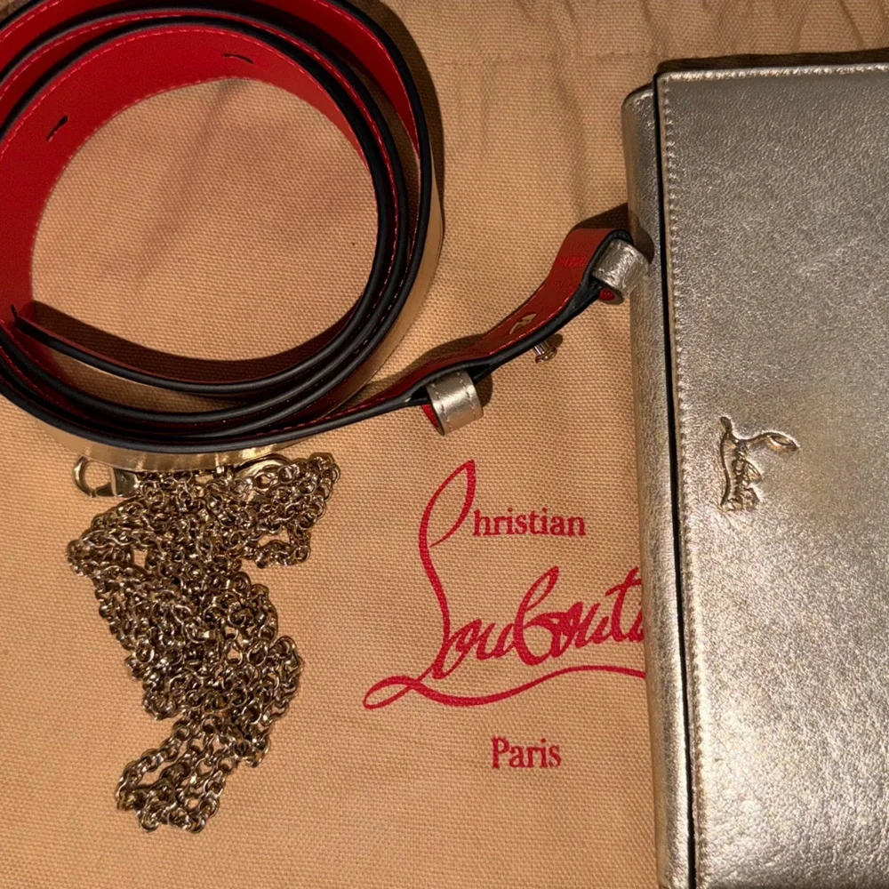 Christian Louboutin Metallic Crossbody / Clutch / Belt Bag - Picture 12 of 15